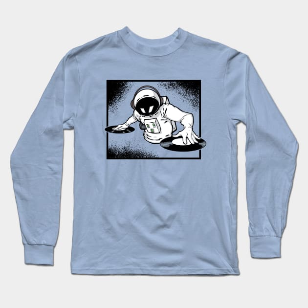 DJ Astronaut Long Sleeve T-Shirt by SheVibe